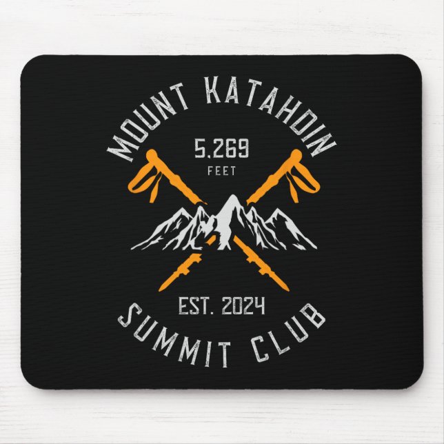 Mount Katahdin Bergwandern Est 2024  Mousepad (Vorne)