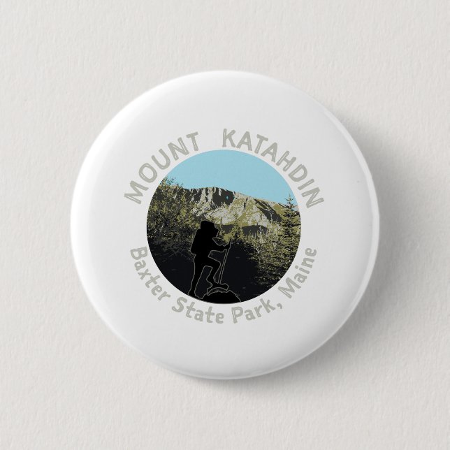 Mount Katahdin Button (Vorderseite)