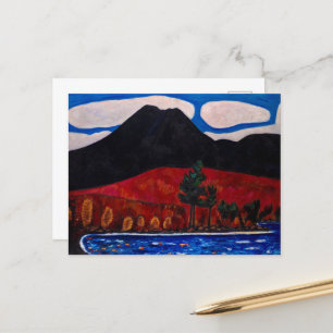 Mount Katahdin, Herbst von Marsden Hartley Feiertagspostkarte