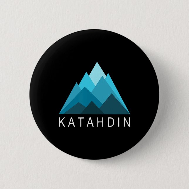 Mount Katahdin Maine Bergwandern  Button (Vorderseite)