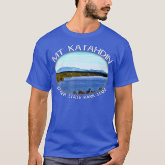 Mount Katahdin Maine Der größte Berg Sommer T-Shirt