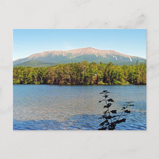 Mount Katahdin Maine Postcard Postkarte (Vorderseite)