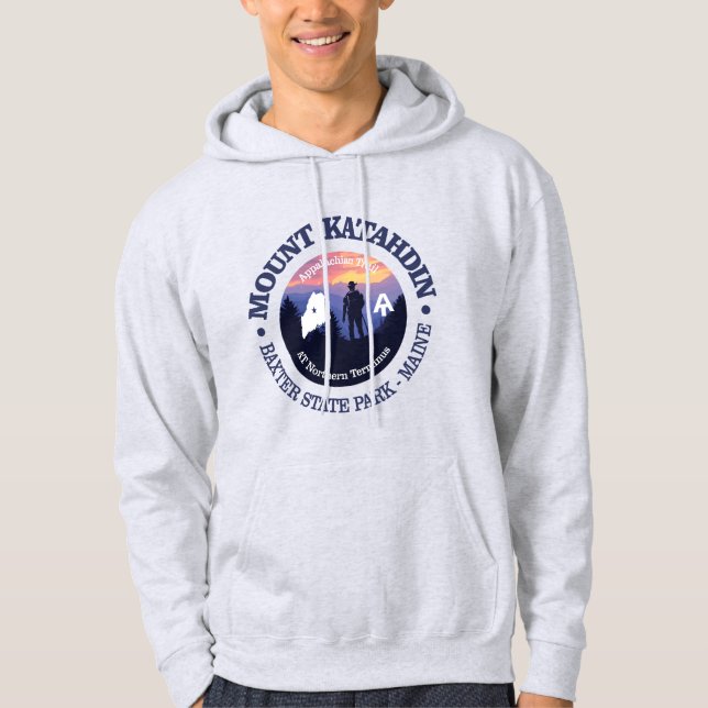 Mount Katahdin (rd2) Hoodie (Vorderseite)