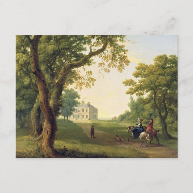 Mount Kennedy, Landkreis Wicklow, Irland, 1785 (Öl Postkarte (Vorderseite)