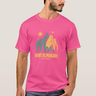 Mount Kilimandscharo Berge Tansania Wandern Outdoo T-Shirt