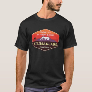 Mount Kilimandscharo Höchster Gipfel Afrika Klette T-Shirt
