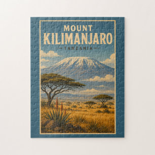 Mount Kilimandscharo Tansania Illustration Reise K