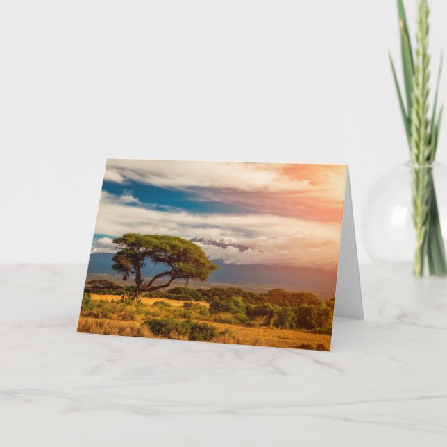 Mount Kilimanjaro | Amboseli, Kenia Karte (Vorderseite)