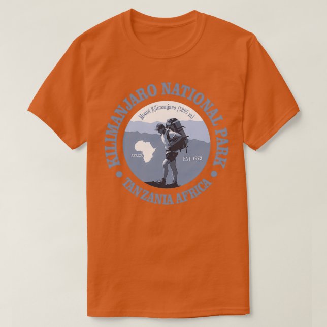 Mount Kilimanjaro BG T-Shirt (Design vorne)