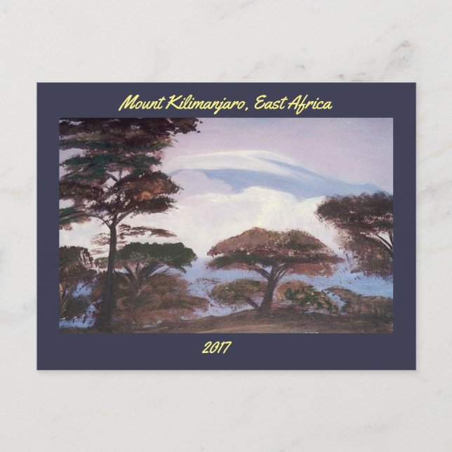 Mount Kilimanjaro - Postkarte (Vorderseite)