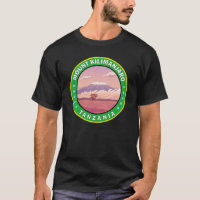 Mount Kilimanjaro Tansania Africa Circle Abzeichen