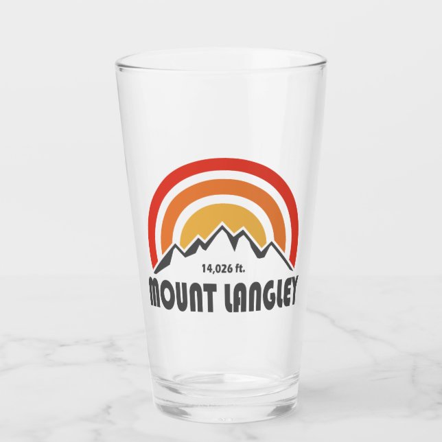 Mount Langley California Glas (Vorderseite)