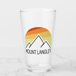 Mount Langley California Retro Glas
