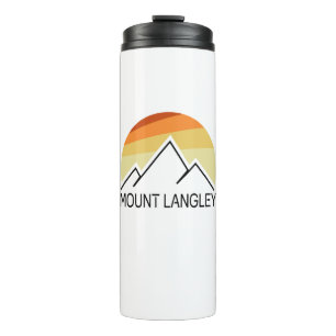 Mount Langley California Retro Thermosbecher