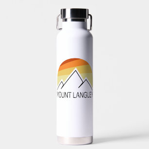Mount Langley California Retro Trinkflasche
