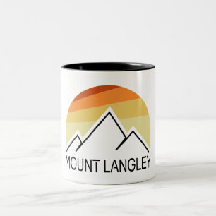 Mount Langley California Retro Zweifarbige Tasse
