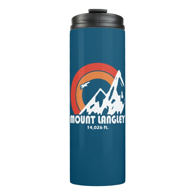 Mount Langley California Sun Eagle Thermosbecher (Vorderseite)