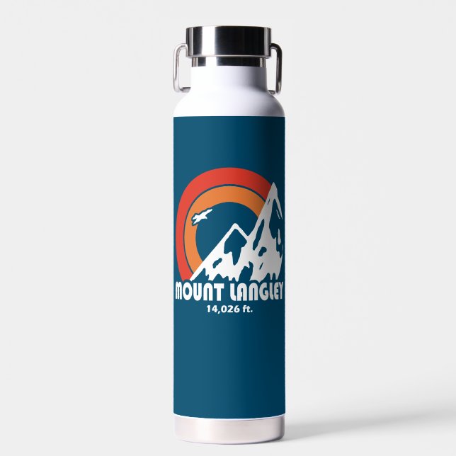 Mount Langley California Sun Eagle Trinkflasche (Vorne)