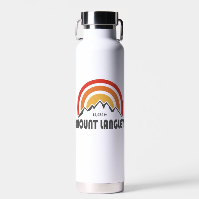 Mount Langley California Trinkflasche (Vorne)