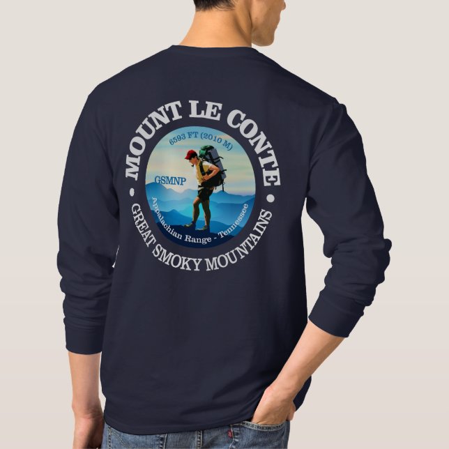 Mount Le Conte (C) T-Shirt (Rückseite)
