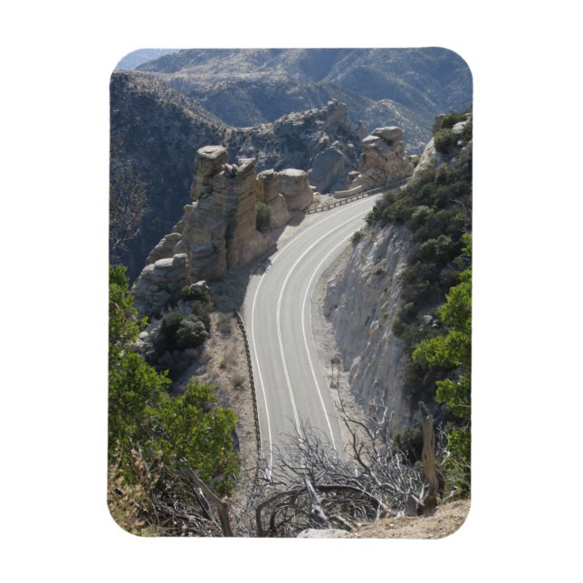 Mount Lemmon Highway Magnet (Vertikal)