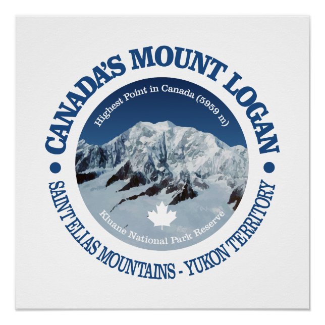 Mount Logan Poster (Vorderseite)