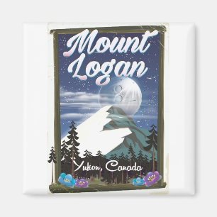 Mount Logan, Yukon, Kanada Magnet