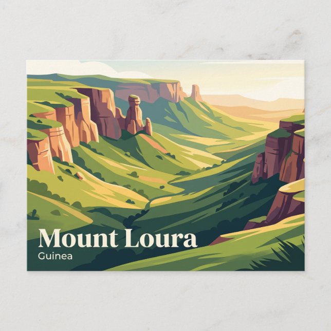 Mount Loura Guinea Postkarte (Vorderseite)