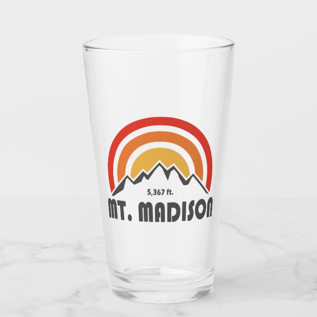 Mount Madison New Hampshire Glas (Vorderseite)