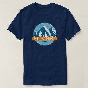 Mount Madison New Hampshire Stars Moon T-Shirt