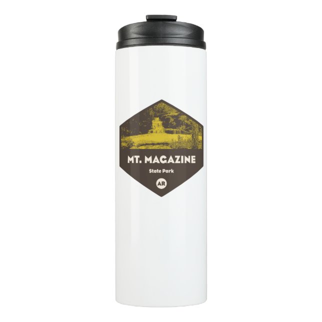 Mount Magazine Staat Park Arkansas Thermosbecher (Vorderseite)