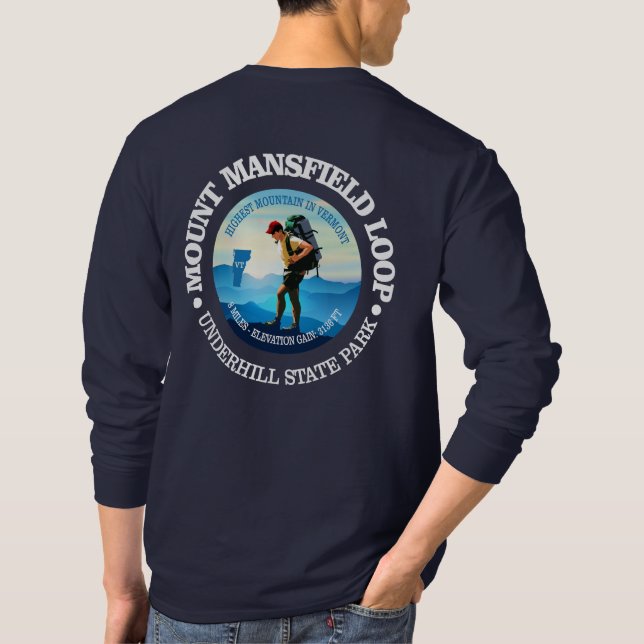 Mount Mansfield Loop (C) T-Shirt (Rückseite)