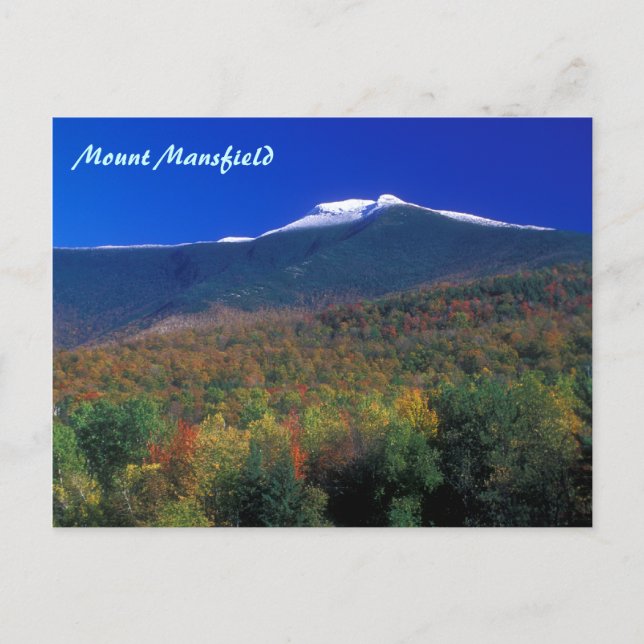 Mount Mansfield Seasons Postkarte (Vorderseite)