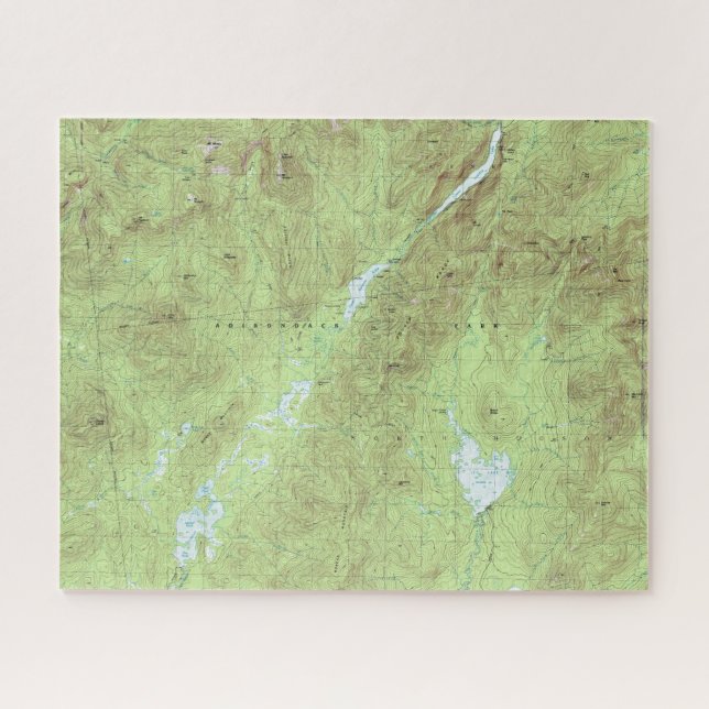 Mount Marcy Topographische Karte - Adirondack Park (Horizontal)