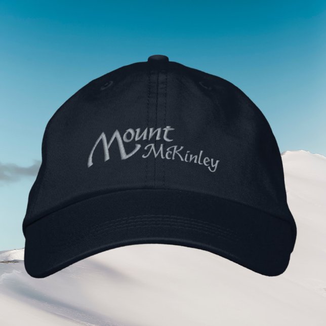 Mount McKinley Denali Alaska bestickt Hat Bestickte Baseballkappe (Von Creator hochgeladen)