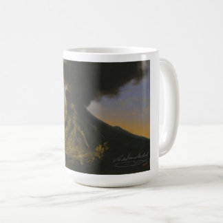 "Mount Merapi op Java" Koffiemok van Raden Saleh® Kaffeetasse
