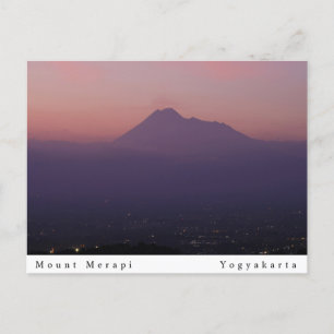 Mount Merapi Postkarte