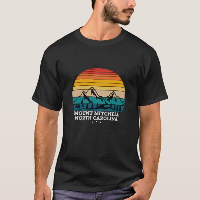 MOUNT MITCHELL NORTH CAROLINA T-Shirt (Vorderseite)