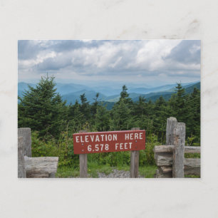 Mount Mitchell Postkarte