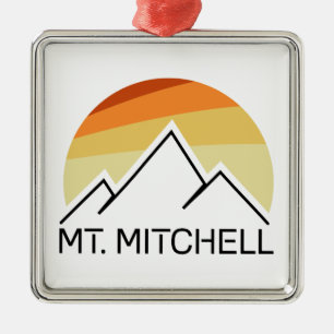 Mount Mitchell Retro Ornament Aus Metall