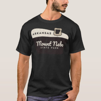 Mount Nebo Staat Park Arkansas Begrüßungszeichen T-Shirt