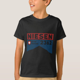 Mount Niesen Wanderung Schweiz Schweizer Skifahren T-Shirt