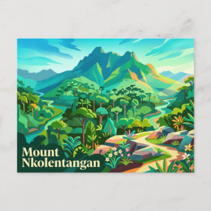 Mount Nkolentangan Äquatorialguinea Postkarte