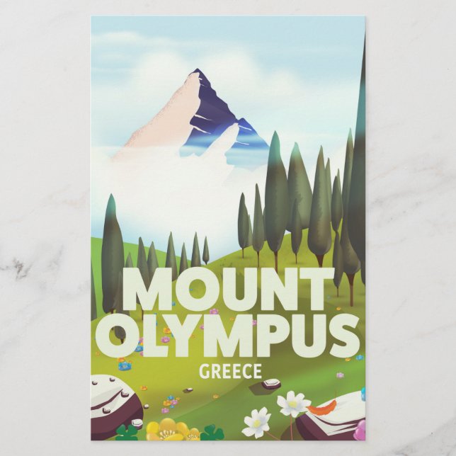 Mount Olympus Griechenland Briefpapier (Vorderseite)