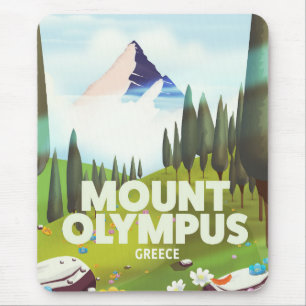 Mount Olympus Griechenland Mousepad
