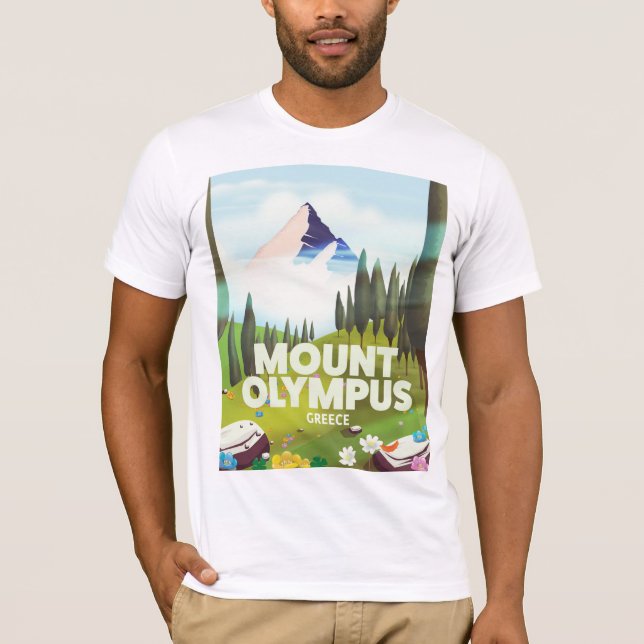 Mount Olympus Griechenland T-Shirt (Vorderseite)