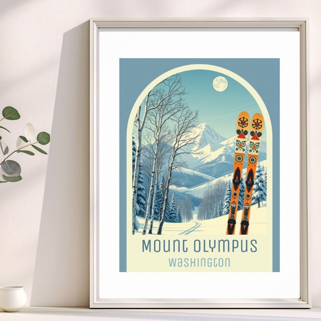 Mount Olympus Washington Skigebiet Poster (Von Creator hochgeladen)