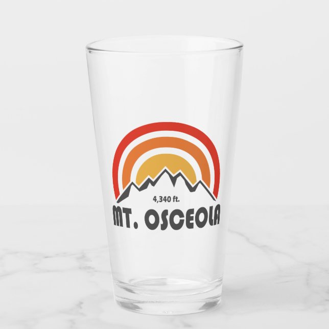 Mount Osceola New Hampshire Glas (Vorderseite)