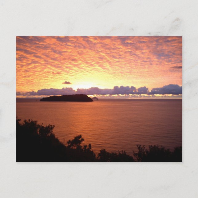 Mount Paku Sunrise Poster Postkarte (Vorderseite)