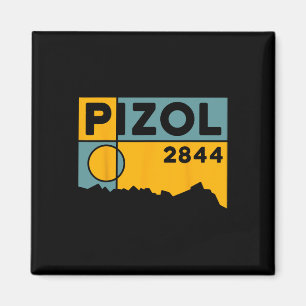 Mount Pizol Fünf-Seen-Wanderung Mountainbiken Wand Magnet